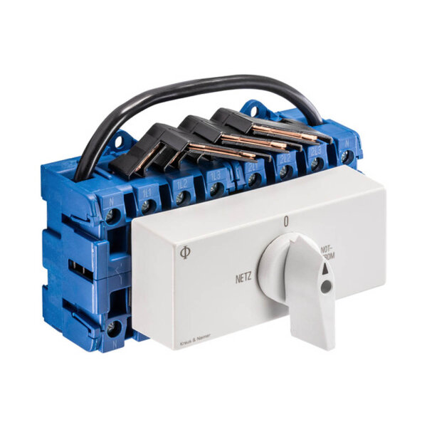 NETZ-0-NOTSTROM Umschalter 4-polig 100A 37kW