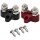 Dual Terminal Stud M8-linked set (1 red/1 black)